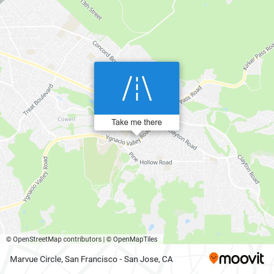 Marvue Circle map