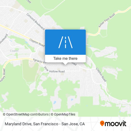 Maryland Drive map