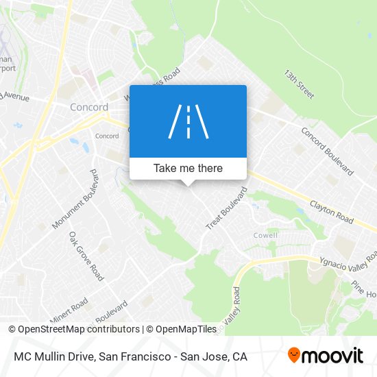 MC Mullin Drive map