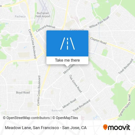 Meadow Lane map