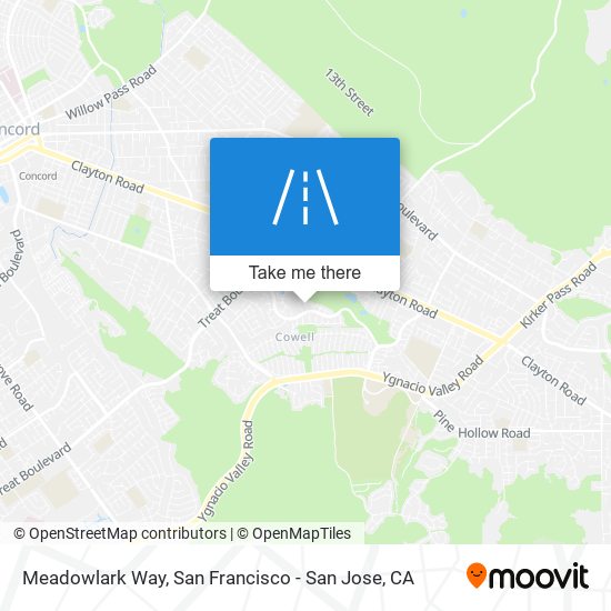 Meadowlark Way map