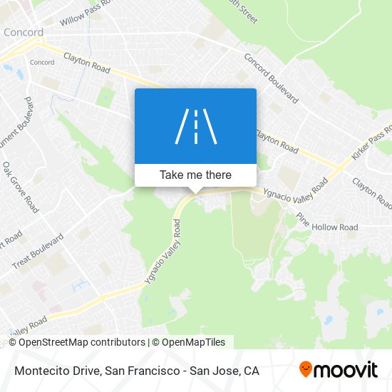 Montecito Drive map