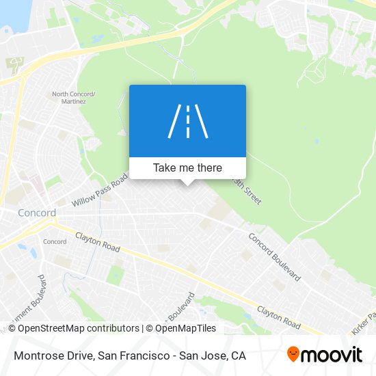 Montrose Drive map
