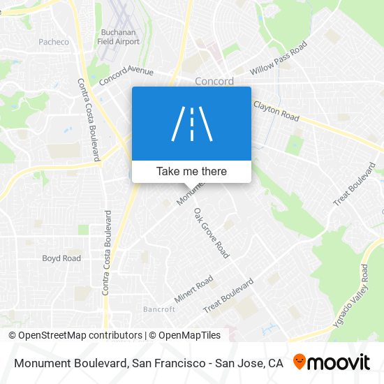 Mapa de Monument Boulevard