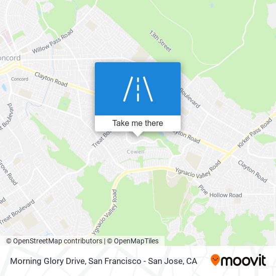 Morning Glory Drive map