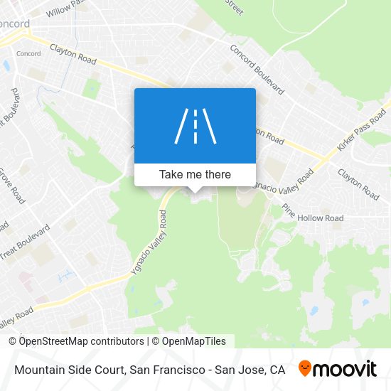 Mapa de Mountain Side Court