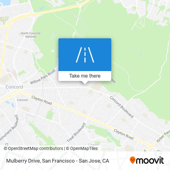 Mulberry Drive map