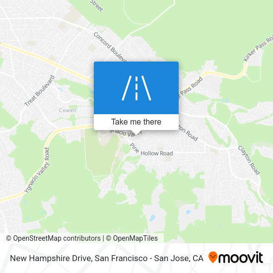 New Hampshire Drive map