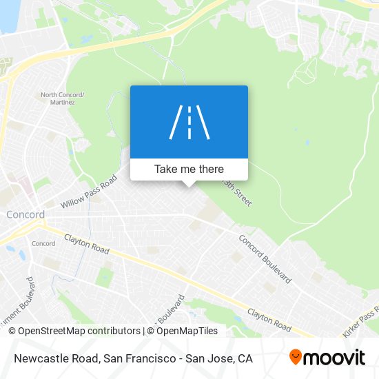 Mapa de Newcastle Road