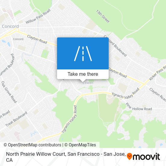 North Prairie Willow Court map