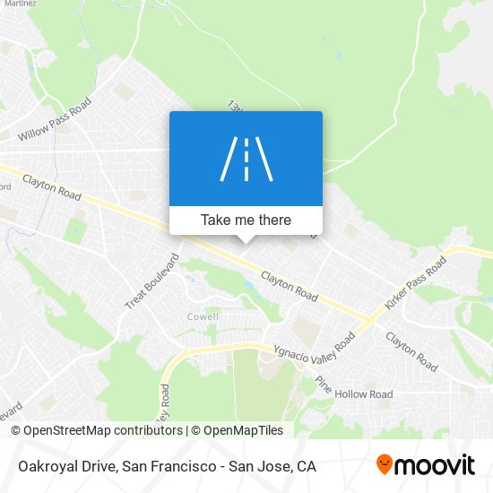 Oakroyal Drive map