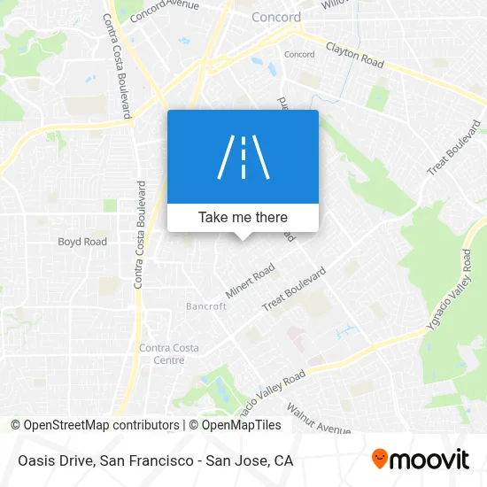Oasis Drive map