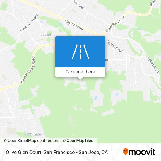 Mapa de Olive Glen Court