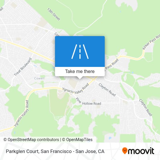 Mapa de Parkglen Court