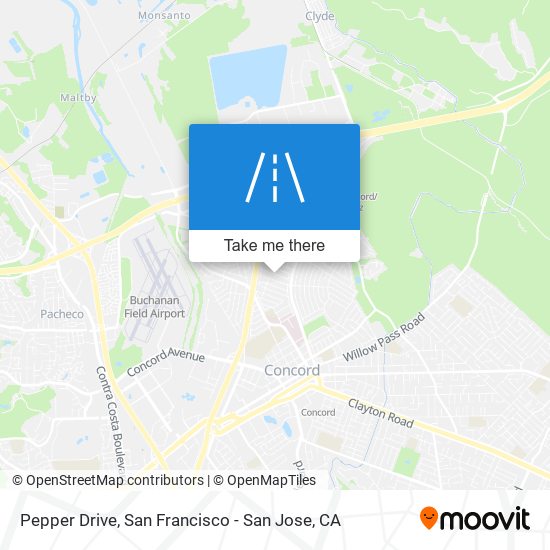 Pepper Drive map