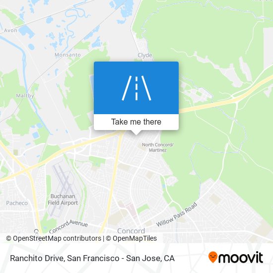 Ranchito Drive map