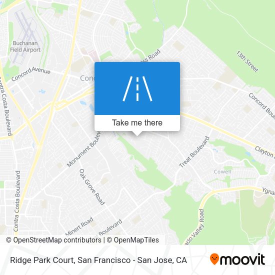 Mapa de Ridge Park Court