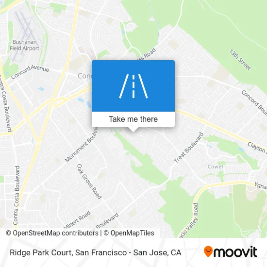 Ridge Park Court map