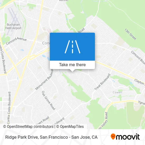 Ridge Park Drive map