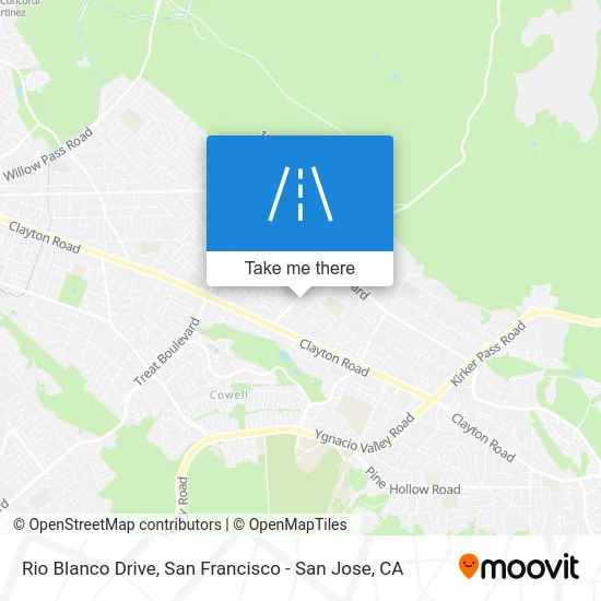 Rio Blanco Drive map