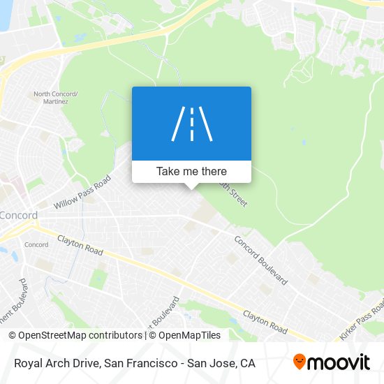 Royal Arch Drive map