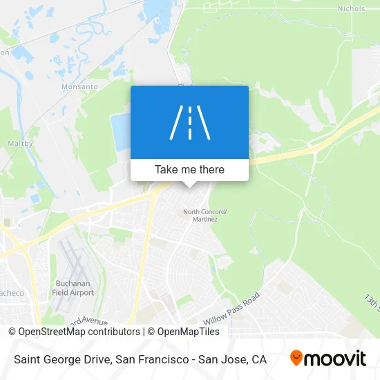 Saint George Drive map