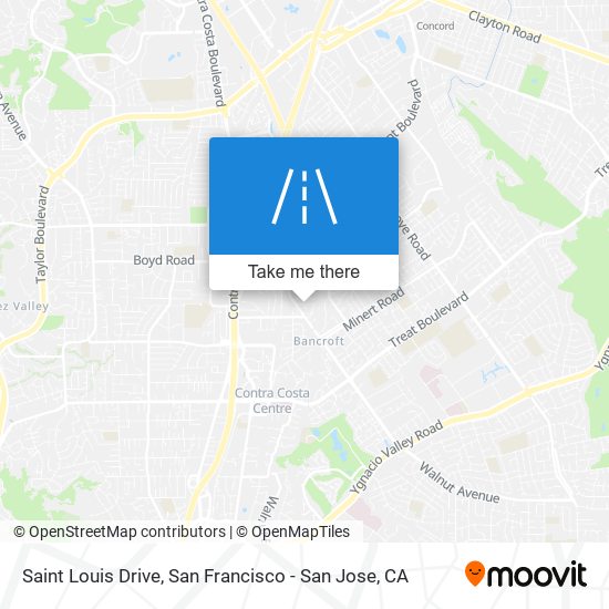 Saint Louis Drive map