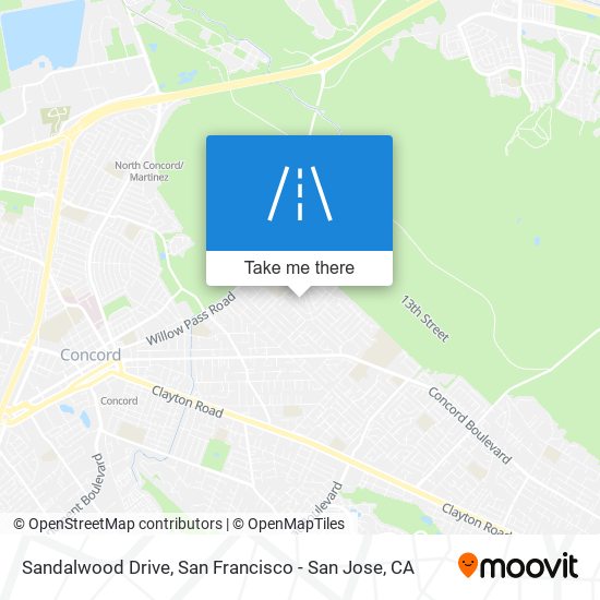 Sandalwood Drive map
