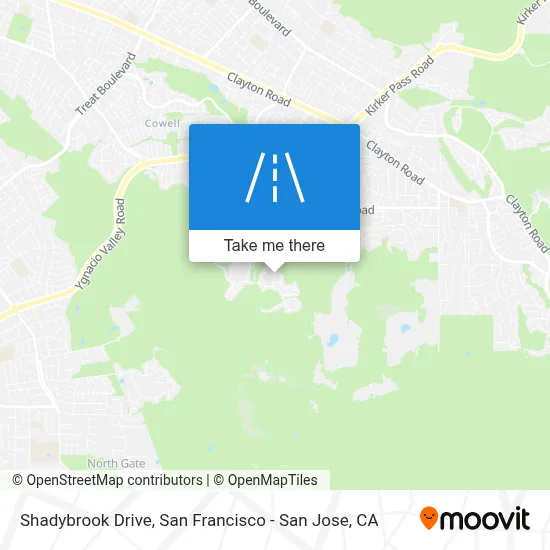 Shadybrook Drive map