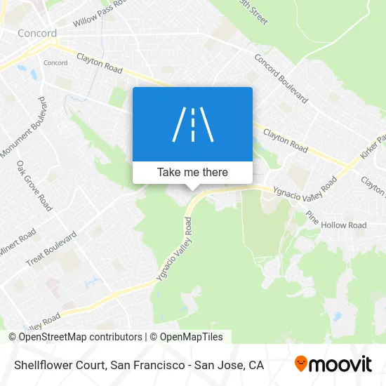 Shellflower Court map
