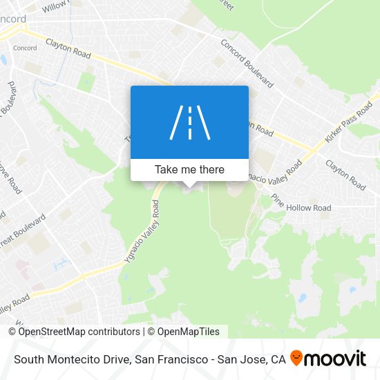Mapa de South Montecito Drive