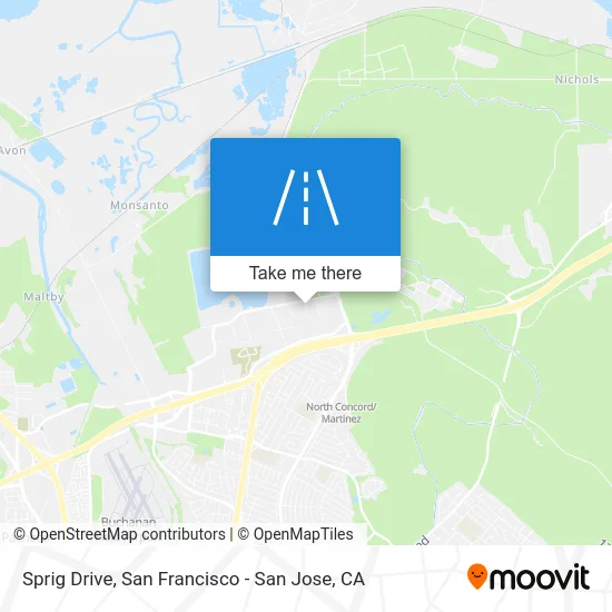 Sprig Drive map