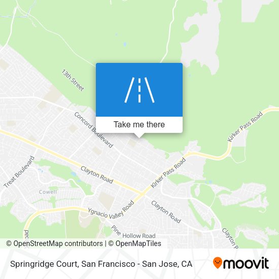 Springridge Court map