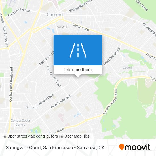 Springvale Court map