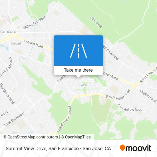 Summit View Drive map