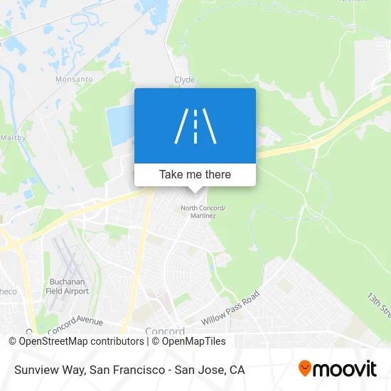 Sunview Way map