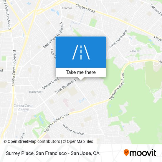 Mapa de Surrey Place