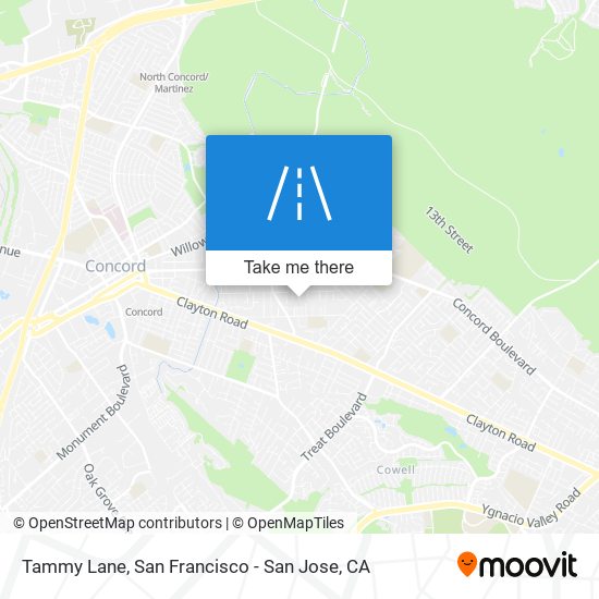 Tammy Lane map