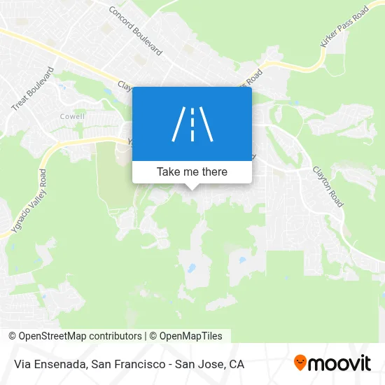 Via Ensenada map