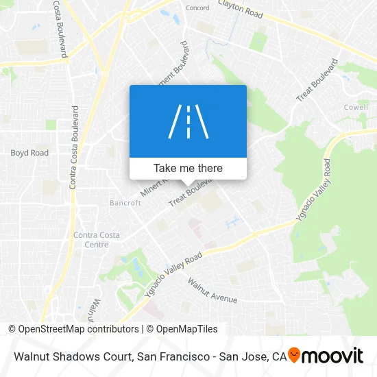 Walnut Shadows Court map