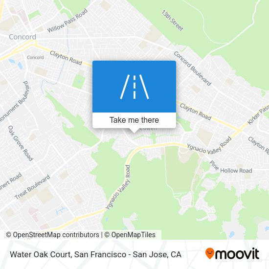 Mapa de Water Oak Court