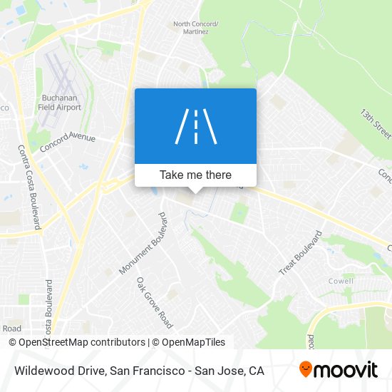 Wildewood Drive map