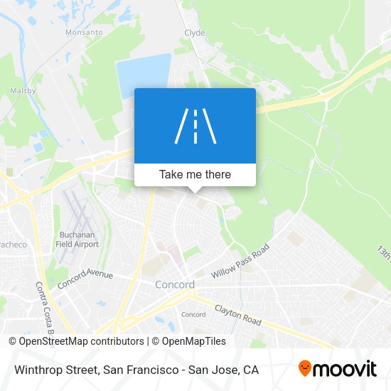 Mapa de Winthrop Street