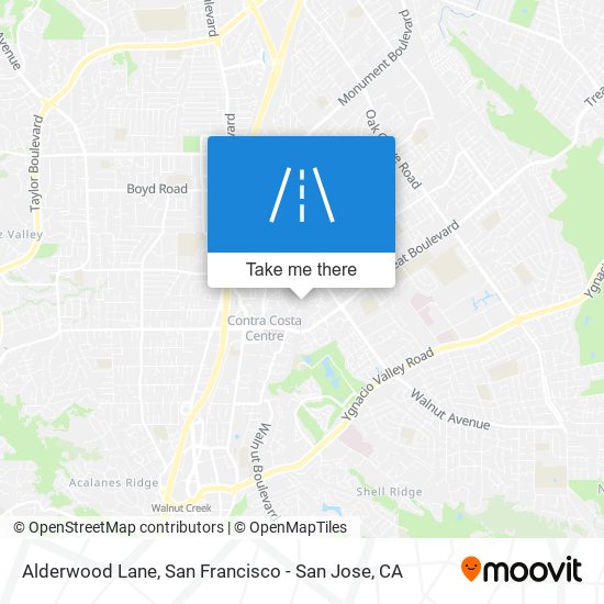 Mapa de Alderwood Lane