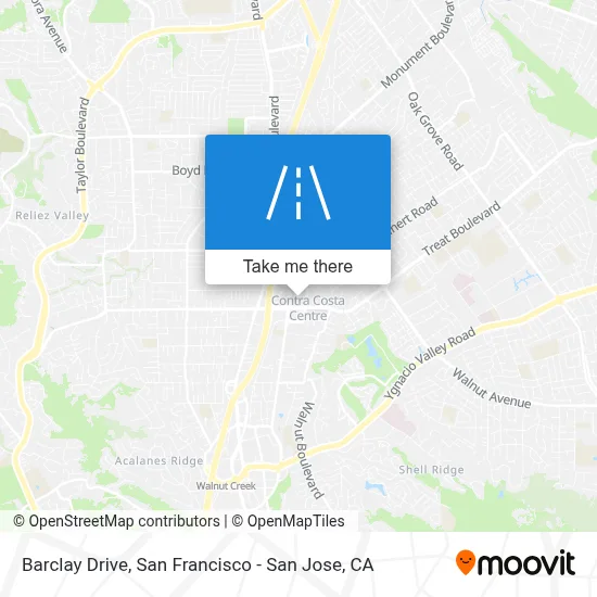 Barclay Drive map