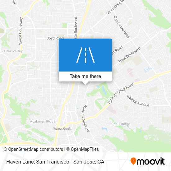 Mapa de Haven Lane