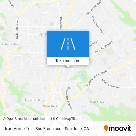 Iron Horse Trail map