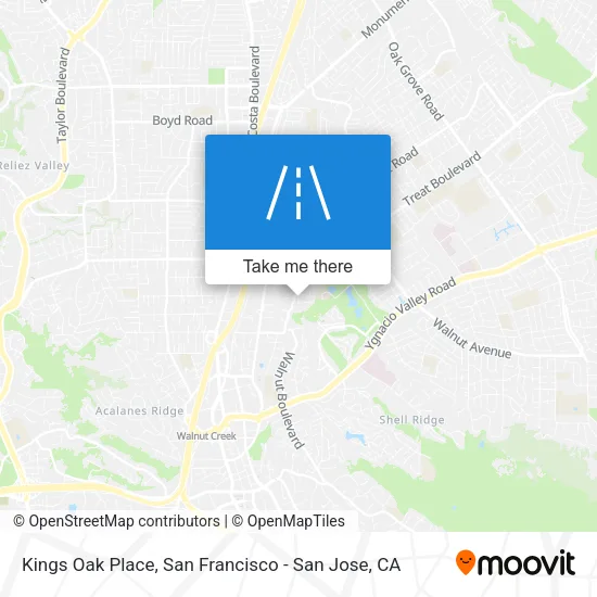 Mapa de Kings Oak Place