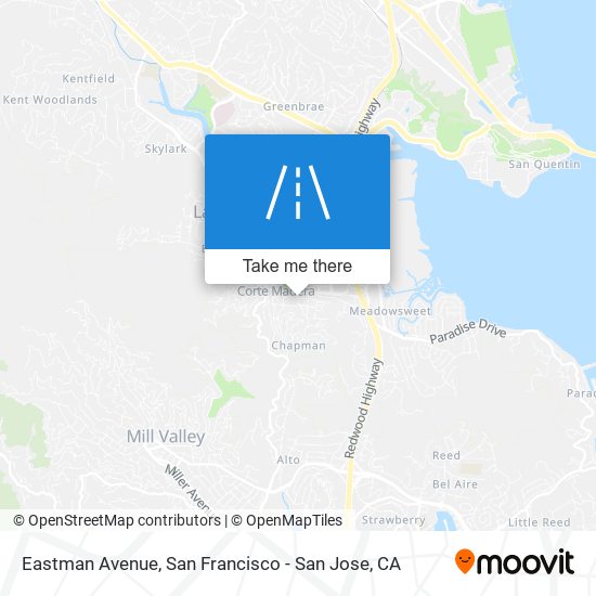 Mapa de Eastman Avenue