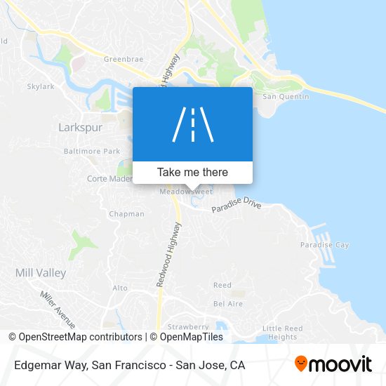 Mapa de Edgemar Way